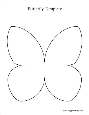 a butterfly template for kids to make