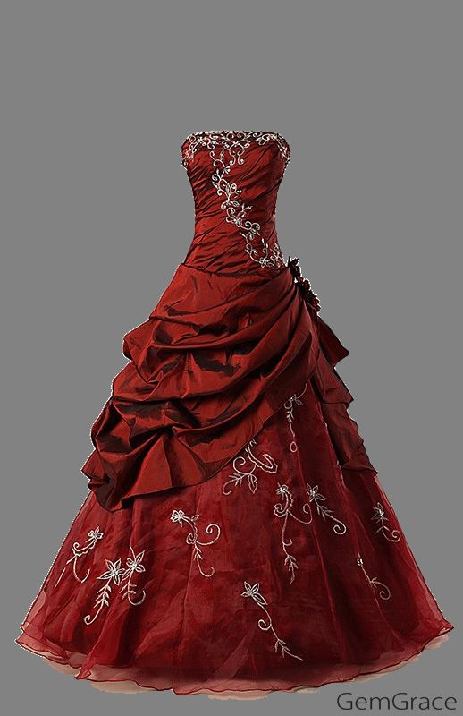 Classic burgundy gown with embroidery Dark Red Corset Quinceanera Dresses, Luxury Red Victorian Dress For Costume Party, Luxury Red Embellished Ball Gown, Luxury Burgundy Prom Gown, Quinceanera Dresses Burgundy Ugly, Luxury Ball Gown With Historical Design, Luxury Victorian Ball Gown For Evening, Luxury Romantic Red Ball Gown, Luxury Victorian Ball Gown