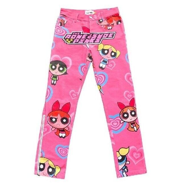 Aone4sure The Powerpuff Girls Size Large Waist 32 Cartoon Pink Pants Unisex Rare. New With Tags Material Has No Stretch Waist 32 Rise 11 Inseam 32 Butters Marjorine, Green Beauty Products, Power Puff Girl, Y2k Fits, Crazy Fashion, Power Puff Girls, Puff Girl, Power Puff, Clothes Boutique