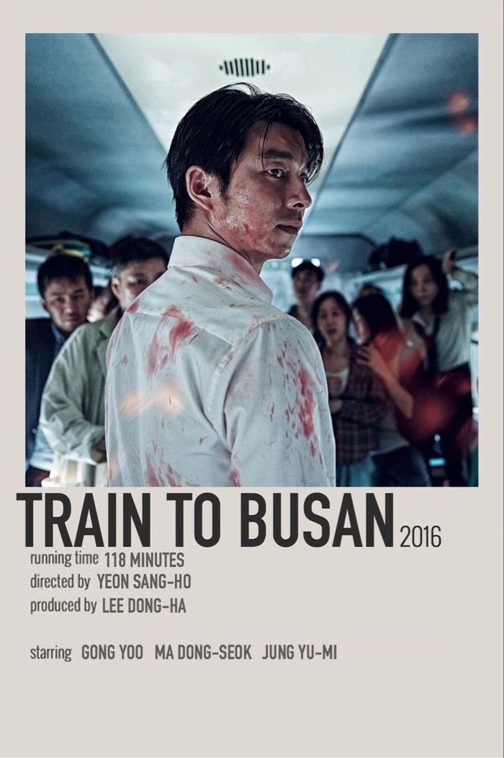 the poster for train to busan