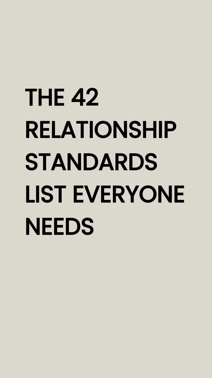 Establishing relationship standards is crucial for a strong and healthy partnership. It's about setting the bar high and not settling for less than you deserve. Don't let doubts cloud your judgment - prioritize what truly matters to you in a relationship. Your standards matter, so embrace them confidently to build a fulfilling connection based on mutual respect and understanding. You deserve nothing less than love that lifts you up and empowers you every day. Good Standards To Have, How To Prepare For A Relationship, Foundation Of A Relationship, Qualities Of A Good Partner, Wants In A Relationship List, What Not To Do In A Relationship, Being A Team In A Relationship, Most Important Things In A Relationship, Standard In Relationship