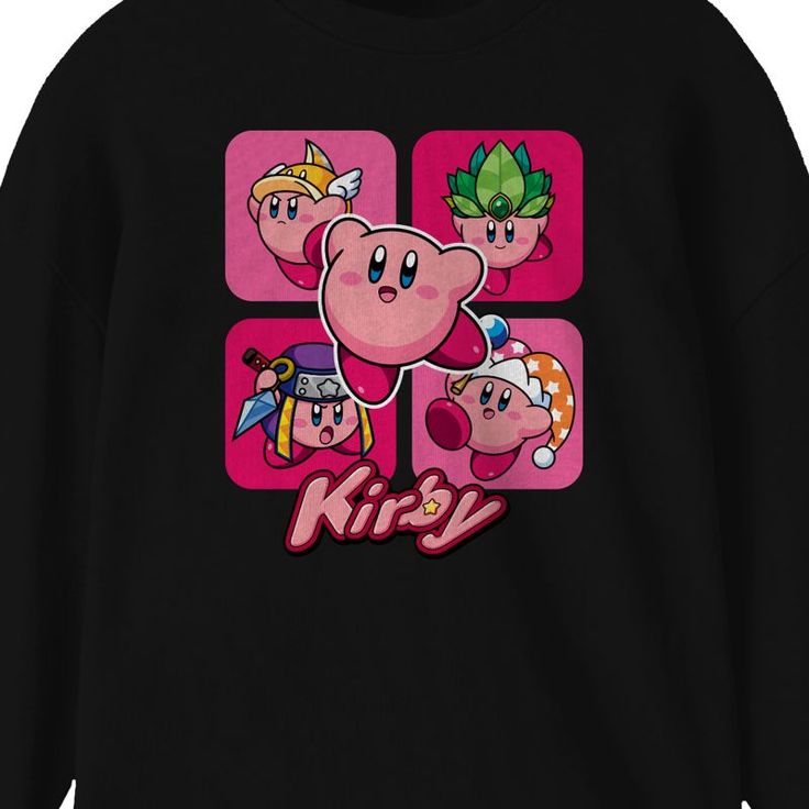 He'll love the cool style of this Boys 8-20 Kirby Ability PaneLong-Sleeve Long-Sleeve Tee. He'll love the cool style of this Boys 8-20 Kirby Ability PaneLong-Sleeve Long-Sleeve Tee. Crewneck Long sleevesFABRIC & CARE Cotton Machine wash Imported Size: X Small. Color: Black. Gender: male. Age Group: kids. Black T-shirt With Character Print For Winter, Cute Black T-shirt For Winter, Winter Pop Culture Crew Neck Tops, Trendy Long Sleeve Cartoon Print Tops, Trendy Long Sleeve Tops With Cartoon Print, Pink Character Print Top For Winter, Pink Character Print Tops For Winter, Pop Culture Long Sleeve Tops With Letter Print, Trendy Long Sleeve Tops With Character Print