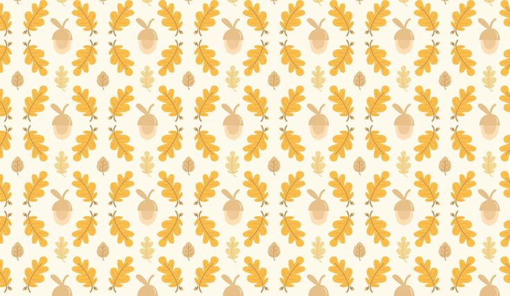 an orange and yellow flower pattern on a white wallpaper with small circles in the center