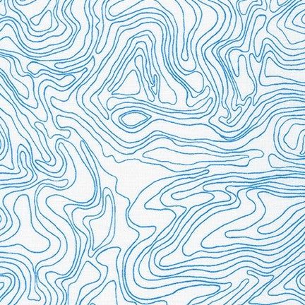 Carolyn Friedlander - Collection Cf 19931 Water Fabric Make Poster, Fonts Drawing, Topographic Map Art, Screen Printing Inspiration, Drawing Fonts, Swimming Art, Water Pattern, James Cook, Water Patterns