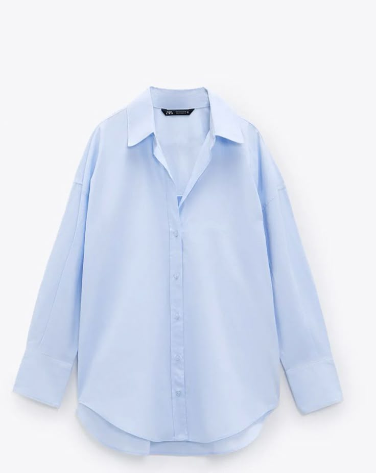 Light Blue Shirt, Oversized Shirts, Blue Shirt Dress, Light Blue Shirts, Casual Style Outfits, Cool Fabric, Oversized Shirt, Blue Shirt, My Wardrobe