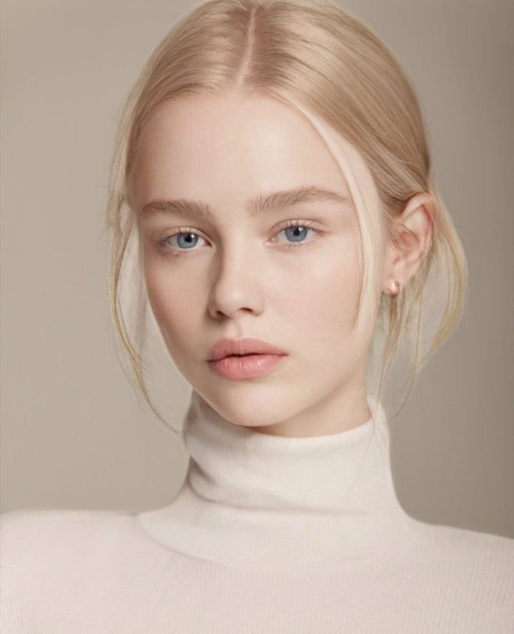 Hairstyle Bangs, Pale Blonde, Face References, Blonde Model, Face Reference, Model Face, Pale Skin, 인물 사진, 가을 패션