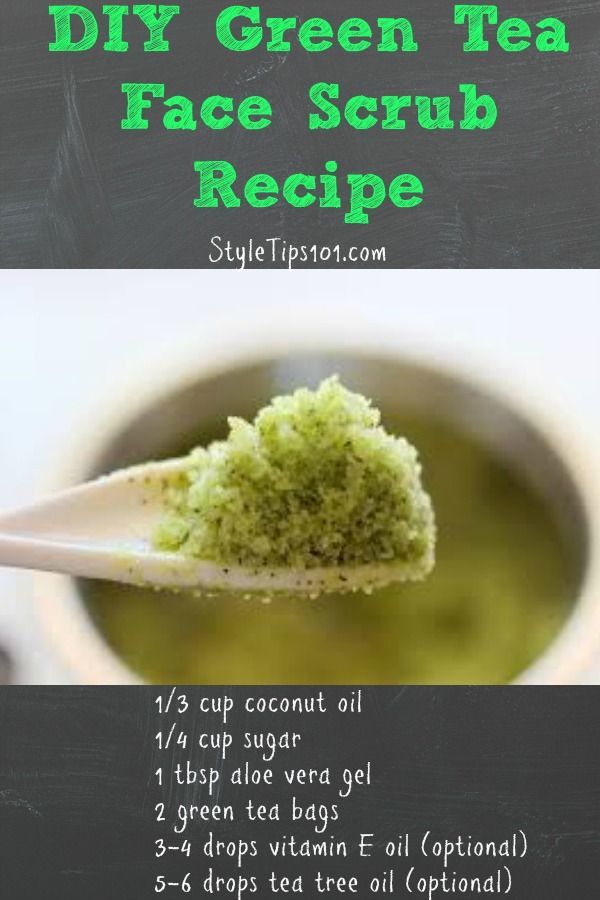 Diy Green Tea, Diy Lush, Face Scrub Recipe, Green Tea Scrub, Diy Face Scrub, Low Carb Cocktails, Săpunuri Handmade, Green Tea Face, Scrub Homemade