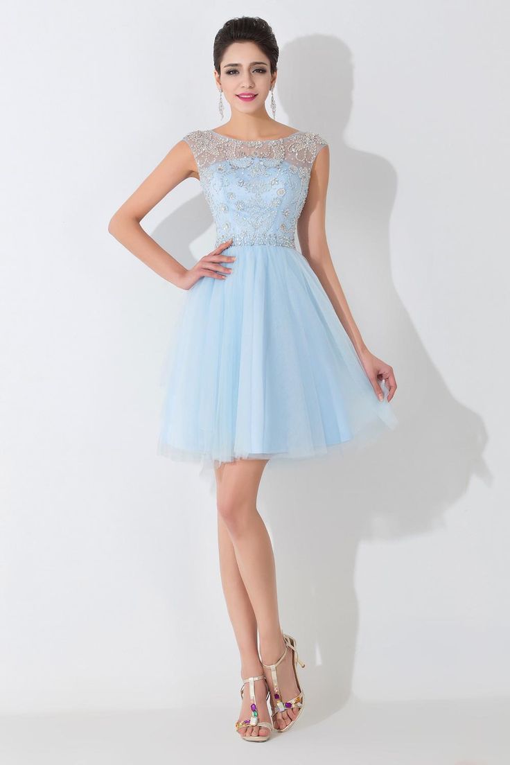 Sleeveless Tulle Mini Dress For Prom Season, Sleeveless Dresses For Homecoming And Prom Season, Sleeveless Mini Dress For Homecoming, Spring Evening Dress With Illusion Neckline And Sleeveless Design, Spring Evening Dress With Illusion Neckline, Sleeveless Evening Dress With Illusion Neckline For Spring, Spring Sleeveless Evening Dress With Illusion Neckline, Sleeveless Mesh Dress For Wedding And Prom, Sleeveless Mesh Dress For Wedding And Prom Season