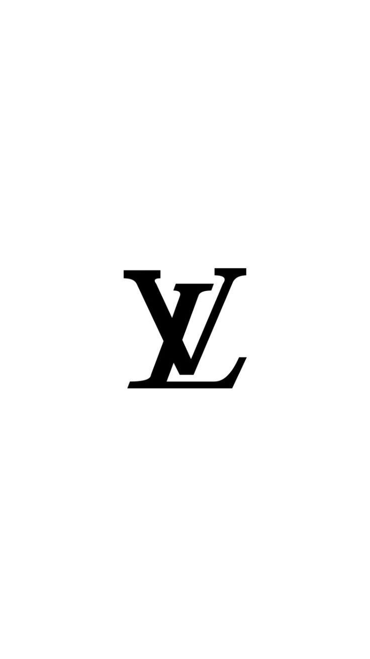 a black and white logo with the letter l in it's center, on a white background