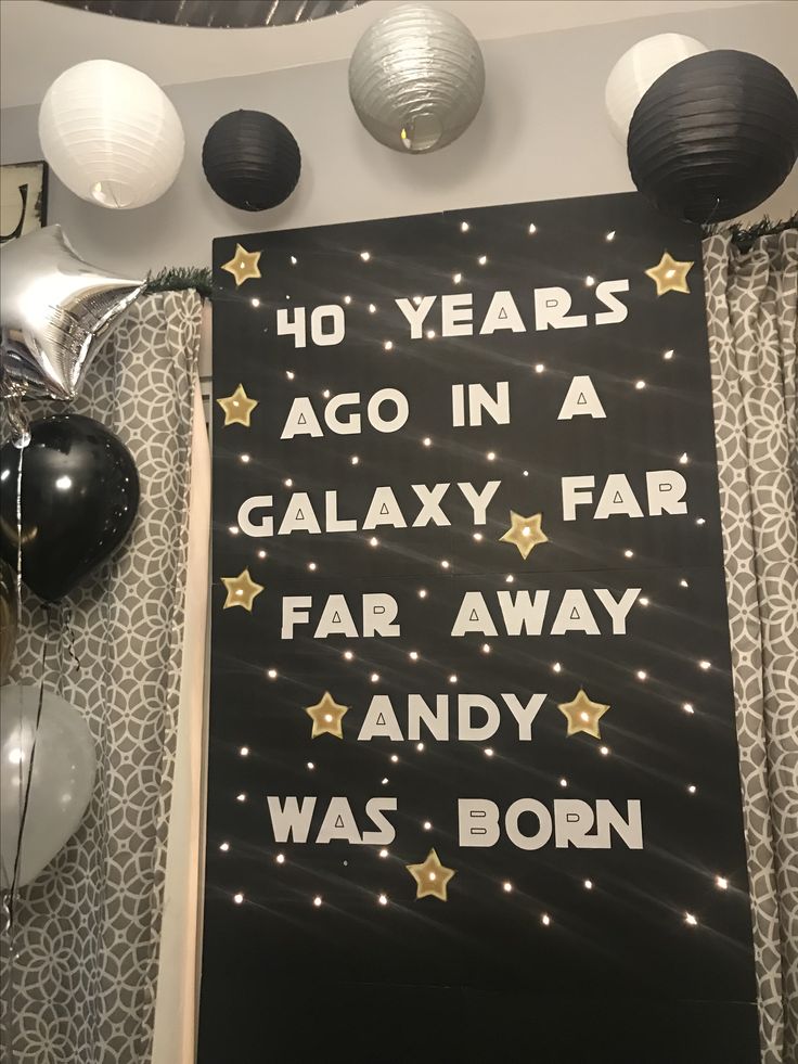 Mens Star Wars Birthday Party, Star Wars Adult Birthday Party, Two Year Old Star Wars Party, Star Wars 18th Birthday, 50th Birthday Star Wars Theme, Star Wars Birthday Poster, Starwars 30th Birthday, 30th Birthday Star Wars, 21st Birthday Star Wars