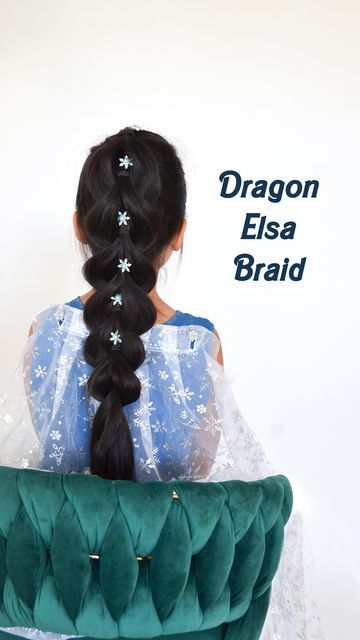 Elsa Braid, Simple Girl, Ice Queen, Hair Girl, My Hero Academia Episodes, Nails Makeup, Future Kids, The Dragon, My Daughter