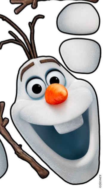 an image of the character frozen queen from disney's frozen world with her nose and eyes