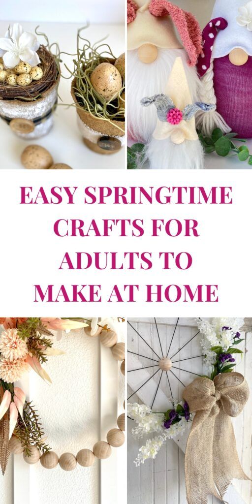 easy springtime crafts for adults to make at home