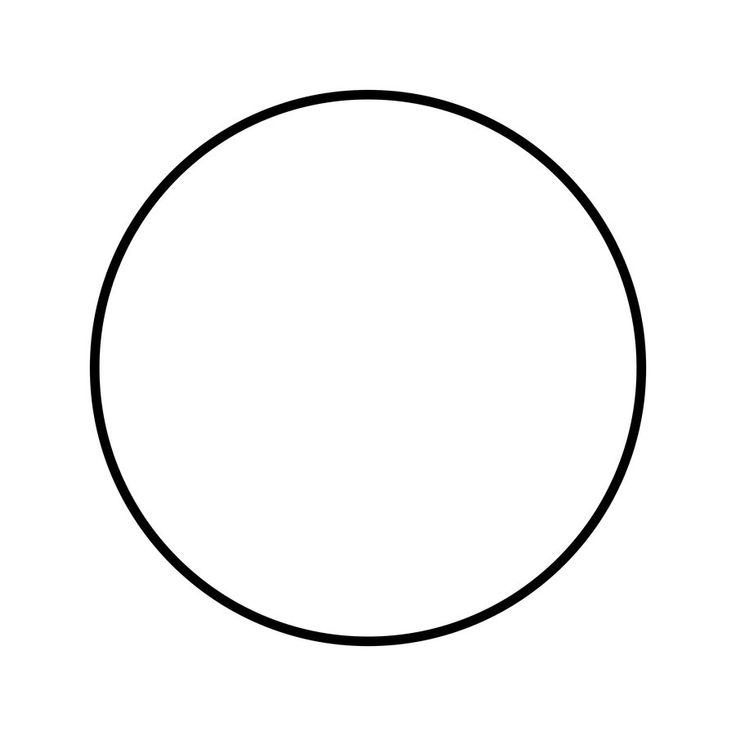 a black and white drawing of a circle