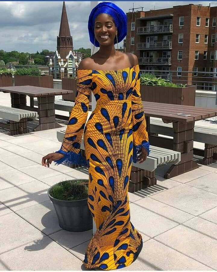 This item is made to order and will be sewn to fit you perfectly. Contact me for a faster processing time. Nigerian Dress Styles, Nigerian Outfits, Nigerian Dress, Ethno Style, African Prom Dresses, Dress Ankara, Afrikaanse Mode, Ankara Gown, African Outfits