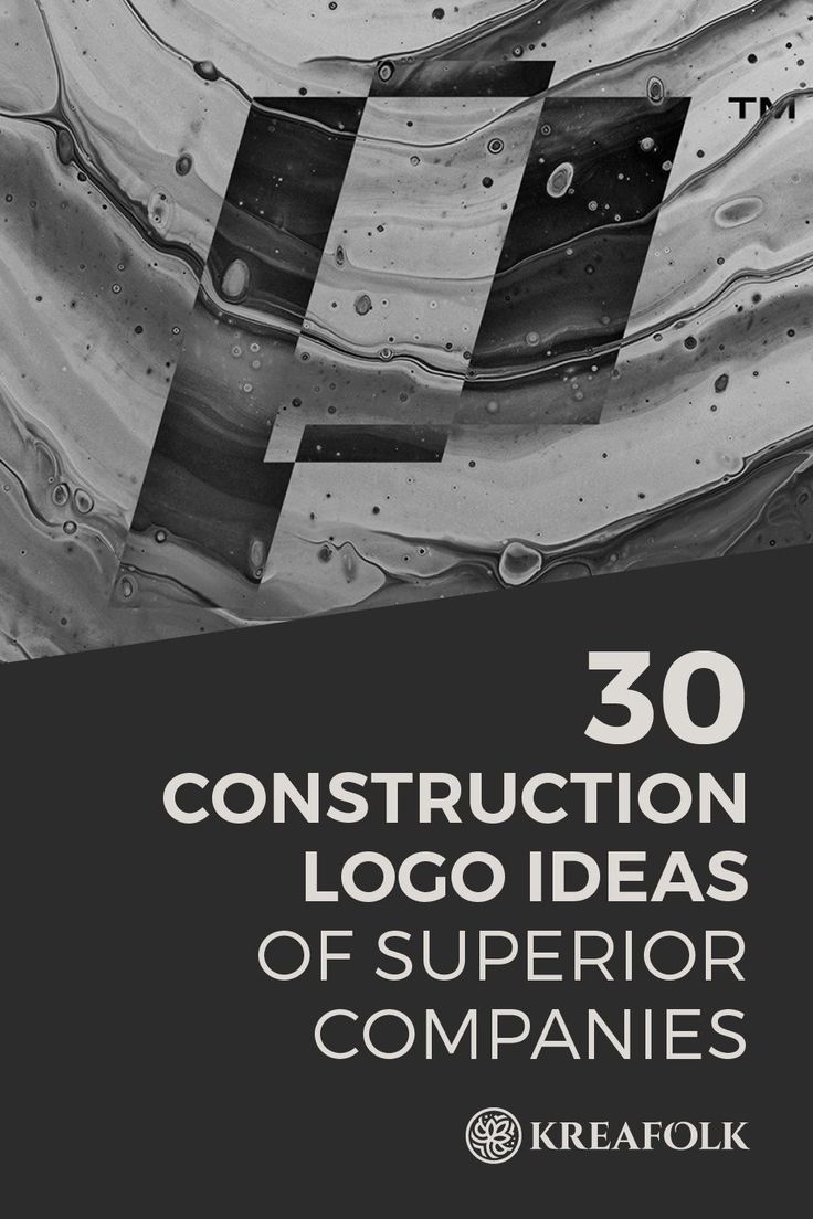 black and white photo with the words 30 construction logo ideas of supervisor companies