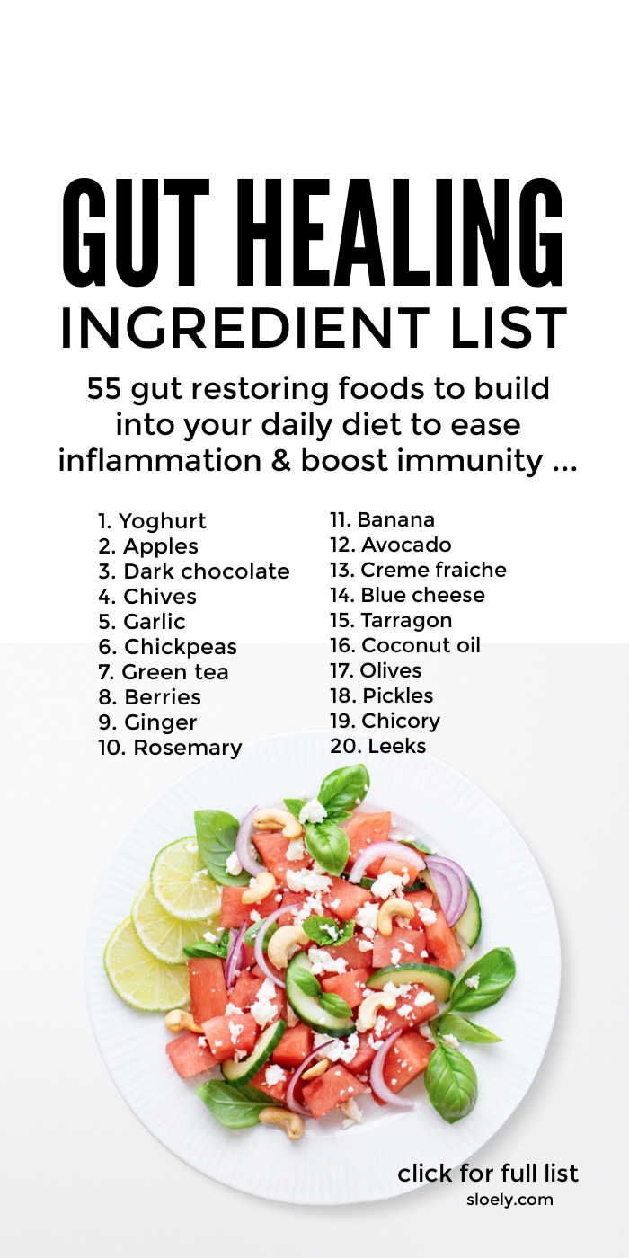 Healthy Gut Recipes, Gut Recipes, Gut Health Diet, Gut Healing Recipes, Gut Health Recipes, Probiotic Foods, Makanan Diet, Anti Inflammation, Ingredient List