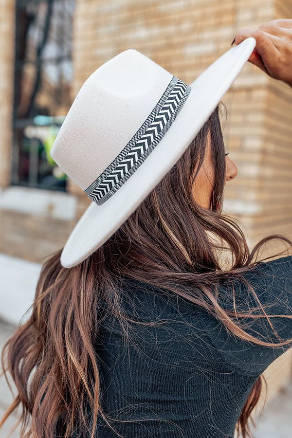 You are sure to feel elated when you top off your look with this gorgeous natural hued fedora featuring lightweight felt material, a 4-inch brim, and an embroidered accent band! 
 Hat Dimensions:
 Length:15.5 inches
 Width:14.5 inches
 Height:4.5 inches
 Cranial Circumference:22 inches Trendy One-size-fits-most Fedora Felt Hat, Pink Western Fedora Felt Hat, Pink Western Felt Hat With Curved Brim, Western-style Felt Hat For The Beach, Bohemian Fedora For Rodeo, One Size, Felt Fedora, Felt Material, Model Fits, Women Clothing Boutique