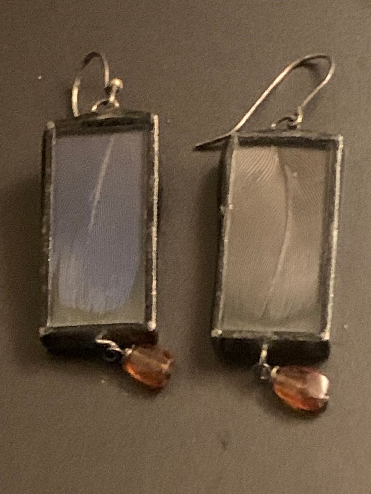 Smokey Glass Earrings Glass Dangle Earrings For Pierced Ears, Stained Glass Earrings, Glass Earrings, Fashion Store, Favorite Jewelry, Jewelry Earrings Dangle, Stained Glass, Etsy Earrings, Dangle Drop Earrings