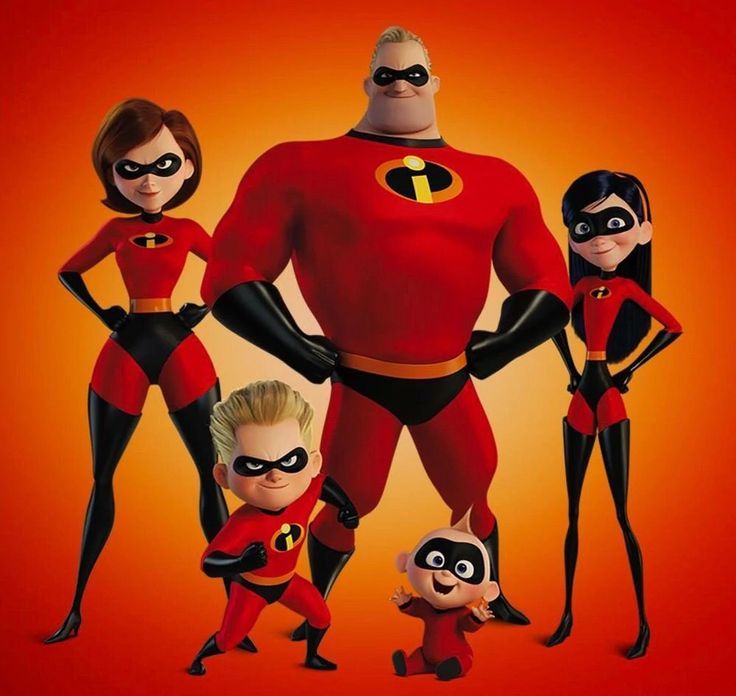 the incredible spider - man and his family is shown in this promotional image from disney's animated movie