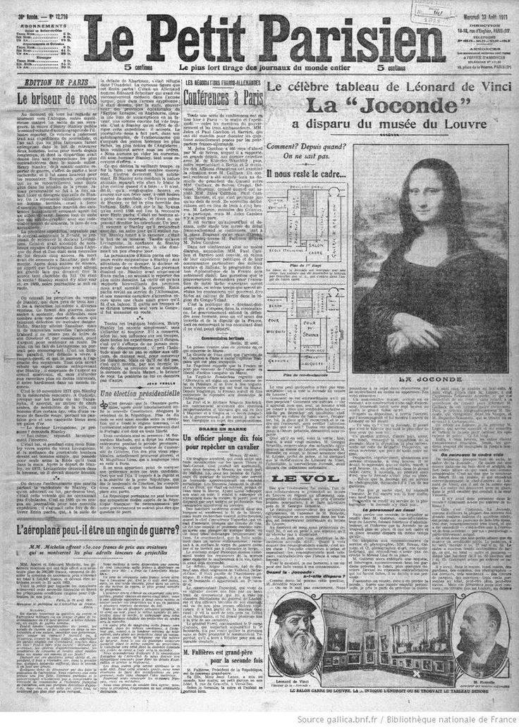 the front page of an old newspaper