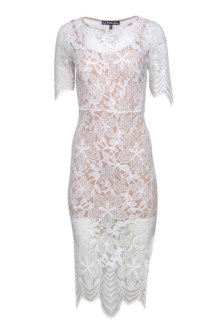 Current Boutique-For Love & Lemons - White Floral Lace Midi Dress w/ Back Cutout Sz XS Sparkly Pumps, Alternative Wedding Dress, Alternative Wedding Dresses, Blushing Bride, Buy Shoes Online, White Hot, For Love & Lemons, Lace Midi, Alternative Wedding