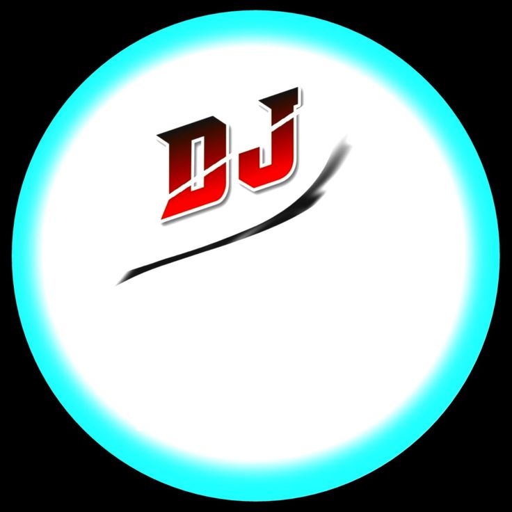 the jj logo is shown in red and blue on a white circle with black background