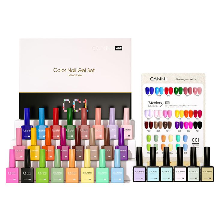 PRICES MAY VARY. ❤30Pcs HEMA FREE FORMULA GEL NAIL POLISH SET: CANNI gel nail polish is specially formulated and does not contain HEMA, ensuring a safer and healthier nail care experience. ❤30+DAYS LONG LASTING: CANNI insist on selling Good consistency gel polish, it's not thick or gloopy , goes on pretty smoothly. With proper application, the series of White Black Red gel nail polish set is long lasting at least 30+days and not have any issues with chipping or peeling off. ❤UNIQUE DESIGN COLOR BOTTLES & 3D CRYSTAL LABEL： Different from black bottles, we design the Color Bottles according to the gel color, it gives you the most accurate view when doing gel manicure. ❤SALON-QUALITY RESULTS AT HOME: Achieve salon-quality results in the comfort of your own home with our HEMA-free gel nail pol Hema Free Gel Polish, Red Gel Nails, Christmas List Ideas, Gel Set, Gel Nail Kit, Art For Wall, Vibrant Nails, Gel Nail Polish Set, Nail Polish Set