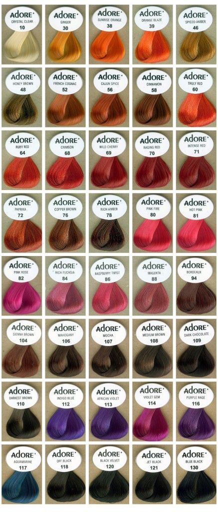 creative image adore - Google Search Creative Image Adore Dye Hair Colors, Adore Hair Dye Chart, Pink Adore Hair Dye, Adore Hair Colors, French Cognac Hair Color, Adore Red Hair Dye, Hair Dye Chart, Adore Hair Color, Afro Hair Dye