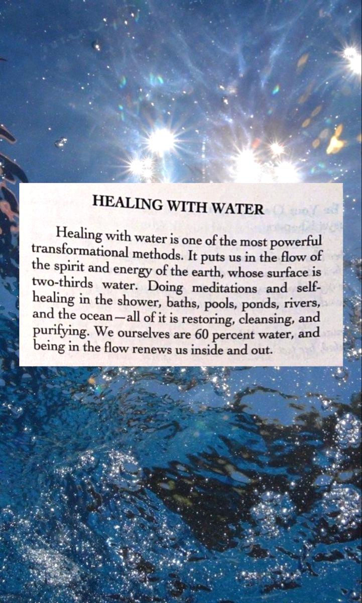 #healing #healthyhabits #water #peace #affirmations #happy Power Of Water, Catherine Paiz, Feminine Spirituality, Divine Feminine Spirituality, A Course In Miracles, Healing Spirituality, Energy Healing Spirituality, Spiritual Manifestation, Energy Work