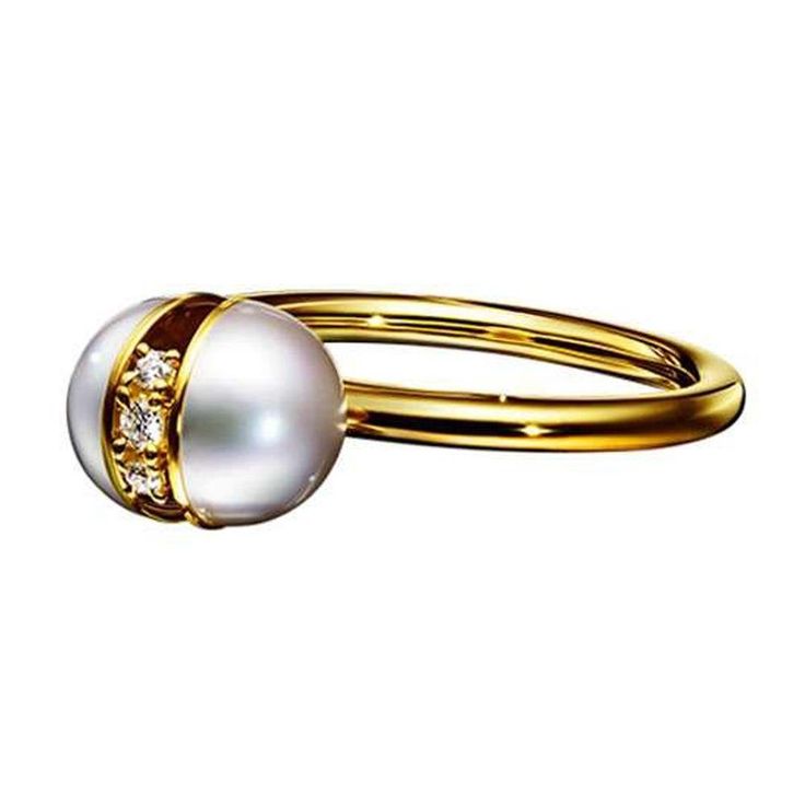 Highlight: Famous Style Set Product Information Origin Japan Material Akoya Pearl, 18k White Gold, and Natural Diamonds Dimensions Customize Pearl Shaped: Round Size: 7.5-8 mm Quality: AAA Nacre: Very Thick Color: White Luster: Very High Accessories Metal: 3.4g of 18k Gold Other: 0.05ct of SI Quality Natural Diamonds We Also Recommend the Same Series Jewelry: 7.5-8 mm Akoya Pearl Earrings, 18k Gold w/ Diamond - AAAA Luxury Yellow Gold Pearl Ring With Polished Finish, Luxury Yellow Gold Akoya Pearl Rings, Luxury Akoya Pearl Ring In Yellow Gold, Akoya Pearl Ring, Antique Style Jewelry, Pearl Chandelier Earrings, Titanic Jewelry, Akoya Pearl Earrings, Japanese Jewelry