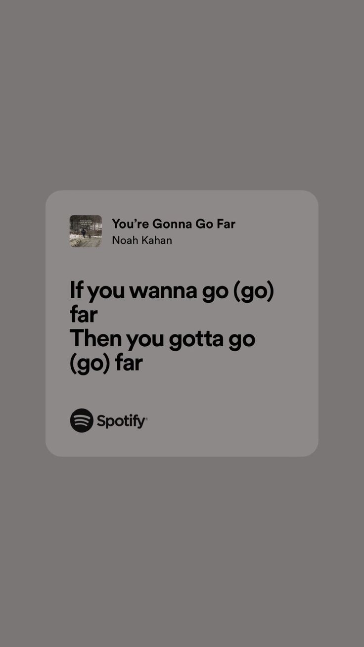 an advertisement with the words if you wanna't go go far, then you gota go far