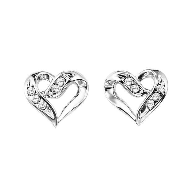 These elegant heart shaped diamond stud earrings are each accented with 3 round cut diamonds. FE1133-SSD Diamond Heart Jewelry, Heart Shaped Diamond Earrings, White Gold Diamond Earrings, Silver Diamond Earrings, Heart Shaped Earrings, Heart Shaped Diamond, Diamond Stud Earrings, Heart Studs, Diamond Stud