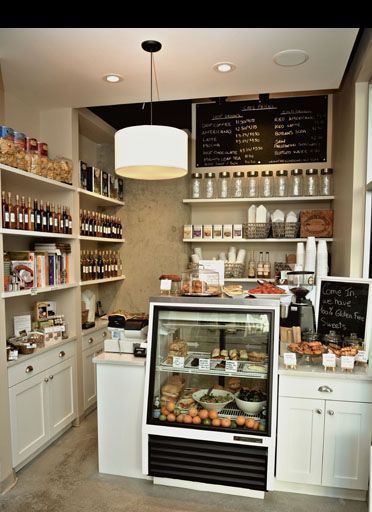 a bakery filled with lots of food and drinks