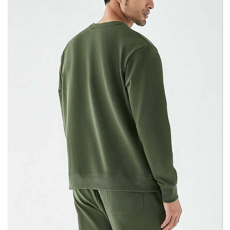 Army Green Round Neck Pullover Basic Sweatshirt  Material: 100%Cotton  Size: S, M, L, XL, 2XL, 3XL Color: Army Green  Season: Spring, Autumn, Winter Light Purple Hoodie, Army Green Hoodie, Purple Hoodie, Basic Sweatshirt, Green Sweatshirt, Sweatshirt Fabric, Winter Hoodies, Green Hoodie, Hoodie Material