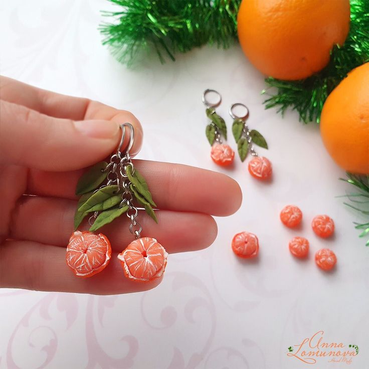 Winter earrings gift Tangerine earrings Orange mandarin earrings gift Mandarin fruit earrings Mandarin jewelry gift Food citrus earring gift Mandarin earrings will be a perfect decoration for a winter day or evening  These citrus earrings will be great Christmas gift  Earring length 5.5 cm /2.16 Inches Mandarin diameter approx 1.3cm / 0.51 Inches ✿ I can make more than one pair of earrings. Please contact me if you need several earrings ✿ ✿ THESE EARRINGS ARE READY TO SHIP! ✿ Real colors may slightly differ from one monitor to another, as it depends on specific monitor settings. ✿All my jewelry packed in a gift box ♥ Thank you for visiting my shop.♥ *To see more items please click here: http://etsy.me/2nnrK5N *Before shopping, don't forget to read my Policies: http://etsy.me/2nspiYK Orange Fruit Design Earrings As Gift, Orange Jewelry With Fruit Design For Gifts, Orange Fruit Design Jewelry For Gift, Orange Fruit Design Jewelry Gift, Orange Earrings With Ear Wire For Gift, Fruit Design Drop Earrings As Gift, Fruit Design Drop Earrings For Gift, Orange Dangle Earrings For Gift, Orange Drop Earrings For A Gift