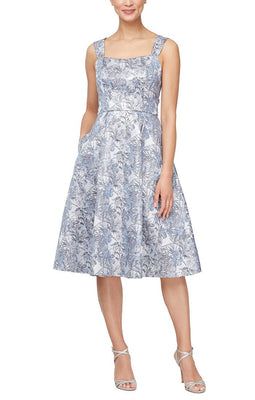 Tea-Length Cowl Neck Printed Chiffon Dress with High/Low Skirt and Sha – Printed Chiffon Dress, Mom Of Bride, Cocktail Dress Nordstrom, Sleeveless Lace Dress, Print Chiffon Dress, Floral Cocktail Dress, Mother Of Groom Dresses, Alex Evenings, High Low Skirt