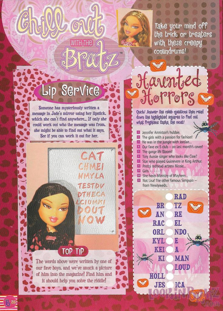 Bratz Graphic Design, Bratz Magazine Template, Y2k Magazine Spread, Bratz Template, 2000s Journal, Maddie Dragsbaek, Magazine Name Ideas, 2000s Room Aesthetic, Girly Magazine