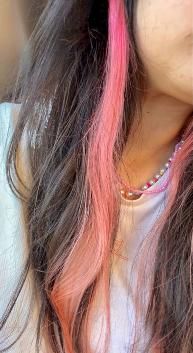 #hair #pinkhair #cute #pink #cutehairstyle Pink Hair Strands, Hair Streaks, Insta Poses, Hair Strands, Being Me, Hair Strand, Hair Color Ideas, Picture Poses, Cute Pink