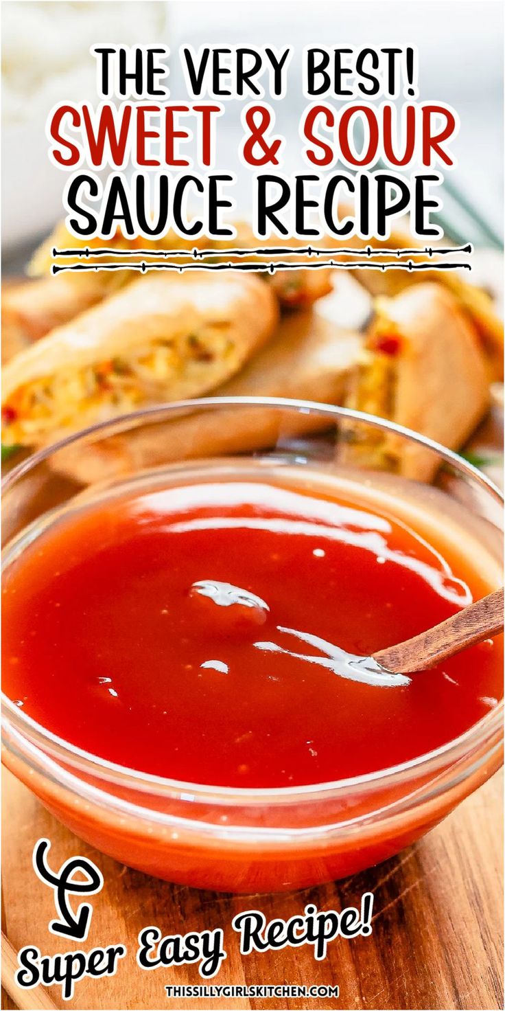 Sweet & Sour Sauce Best Sweet And Sour Sauce Recipe, Best Sweet And Sour Sauce, Recipe Sweet And Sour Sauce, Sweet N Sour Sauce, Sweet And Sour Sauce Recipe, Sweet N Sour Sauce Recipe, Sweet And Sour Recipes, Homemade Chinese Food, Sweet And Sour Sauces