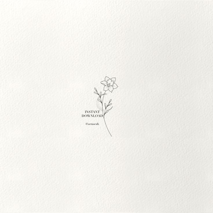 a white paper with a flower drawn on it