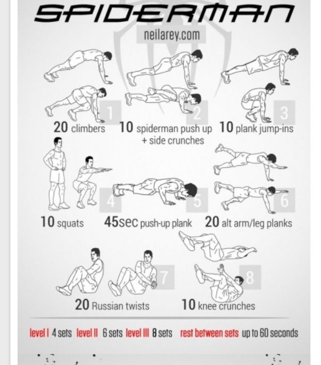 an exercise poster shows how to do the same exercises for each body type, including push - ups and planks