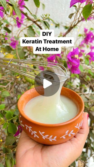 For Dry Hair Remedies, Keratin Mask Hair, Keratin At Home Natural, Hair Oil For Smooth Hair, Hair Mask At Home For Hair Growth, Remedies For Soft Hair, Home Remedy For Smooth Hair, Home Hair Treatments, Remedy For Dry Hair Homemade