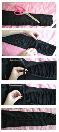 the instructions for how to sew an umbrella