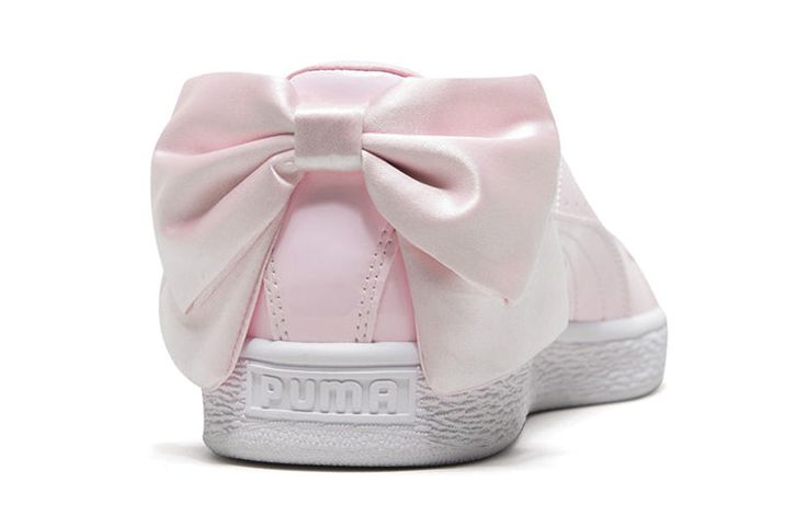 Puma Basket Bow Patent 368118-03 Dollette Shoes, Coquette Shoes, Pretty Sneakers, Nike Air Max 98, Pretty Shoes Sneakers, Cute Coquette, Sugar Cookie Dough, Cute Heels, Girly Shoes