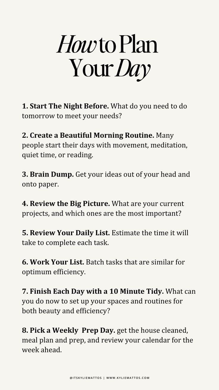 How To Daily Plan, 2025 Daily Routine, Daily Task Journal, Productive List To Do, How To Create A Daily Schedule, Daily Routine Schedule Example, Date Night Prep Checklist, Lifestyle And Daily Routine, How To Start Daily Routine