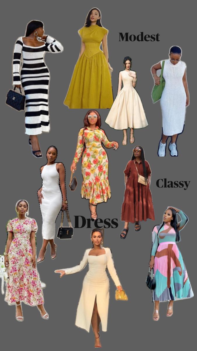 Classy dress modest fashion inspo Modest Poses, Modest Outfits Summer, Christian Modest Outfits, Modest Girly Outfits, Conservative Fashion, Classy Gowns, Cute Modest Outfits, African Wear Dresses, Dress Modest