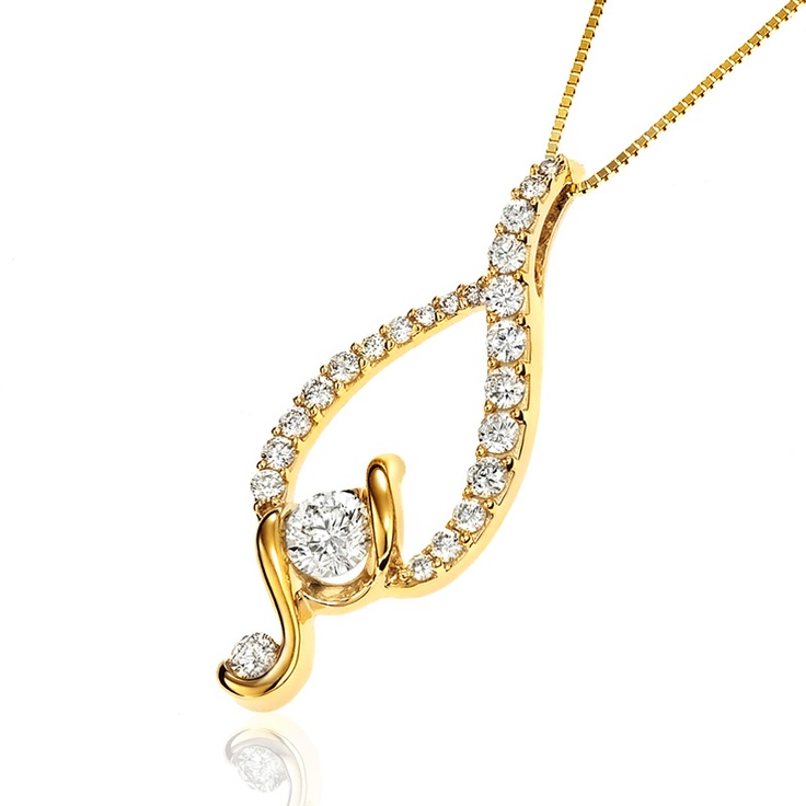 The Diamond Melody by Juno Lucina, 24 natural diamonds held by 14K yellow gold. Symbolizing love, protection, and appreciation for the ultimate gift of life. www.jlucina.com Pendant Diamond, Fashion Pendant, The Ultimate Gift, Juno, Natural Diamonds, Diamond Necklace, Gold Necklace, Diamonds, Yellow Gold