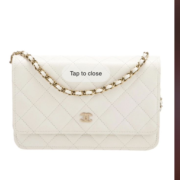 It’s An Excellent Condition No Tears No Rips Almost Brand New Chic White Wallet On Chain For Everyday, Classic White Leather Wallet On Chain, White Leather Classic Wallet On Chain, Luxury White Clutch With Chain Strap, White Luxury Wallet On Chain With Chain Strap, Luxury White Wallet On Chain With Chain Strap, Luxury White Leather Wallet On Chain, Elegant Wallet On Chain For Daily Use, Luxury White Wallets For Everyday Use