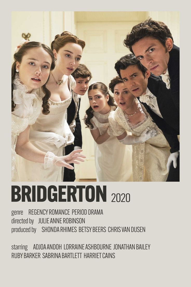 a movie poster for the film bridgerton